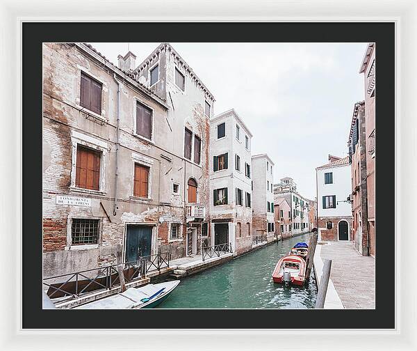 Venice Italy Canal I - Framed Print