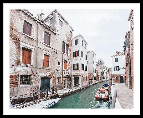 Venice Italy Canal I - Framed Print