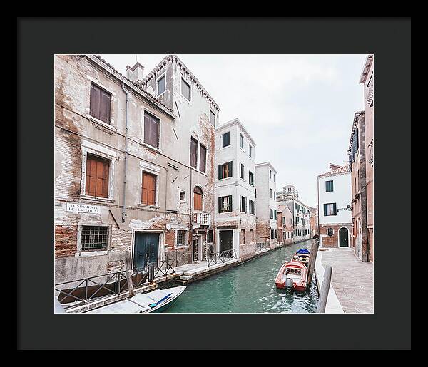 Venice Italy Canal I - Framed Print