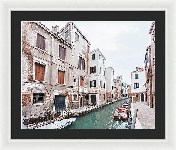 Venice Italy Canal I - Framed Print