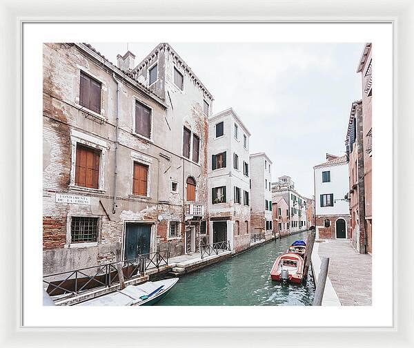 Venice Italy Canal I - Framed Print
