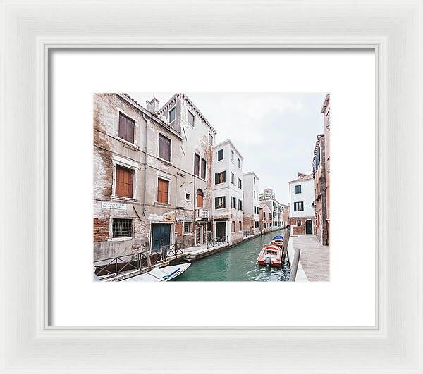 Venice Italy Canal I - Framed Print