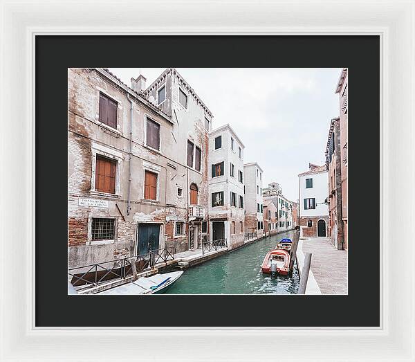Venice Italy Canal I - Framed Print