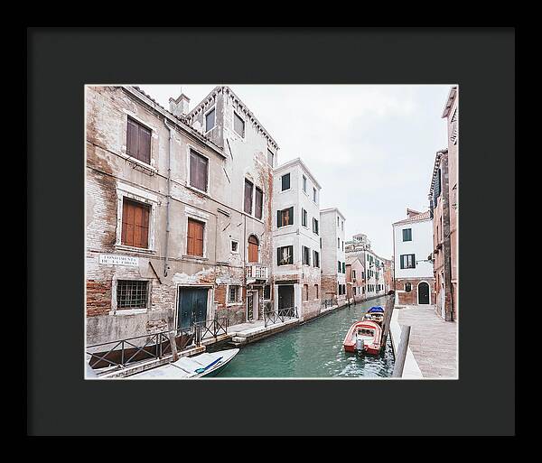 Venice Italy Canal I - Framed Print