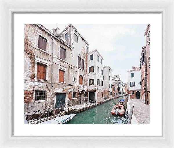 Venice Italy Canal I - Framed Print