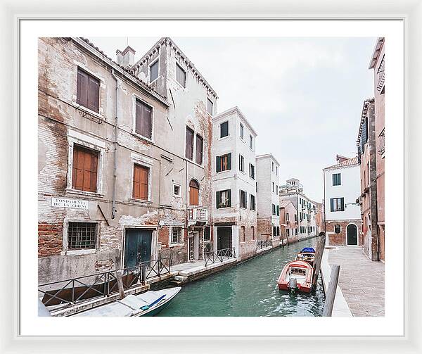 Venice, Italy Canal I | Framed Photography Wall Art