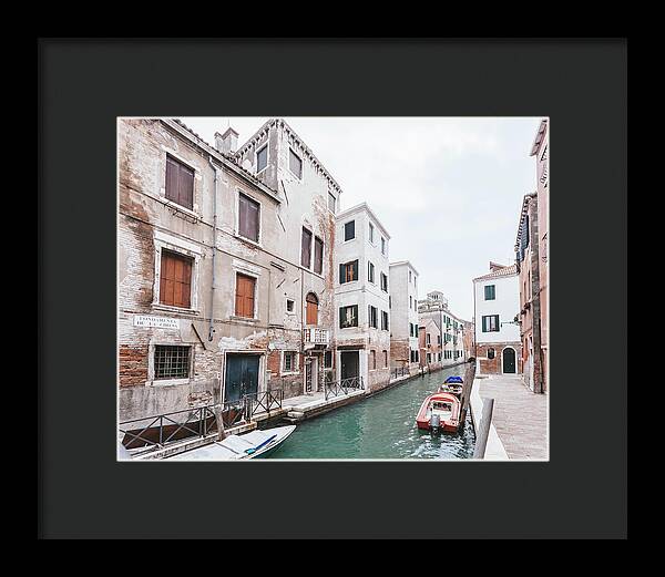 Venice Italy Canal I - Framed Print