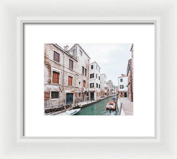 Venice Italy Canal I - Framed Print