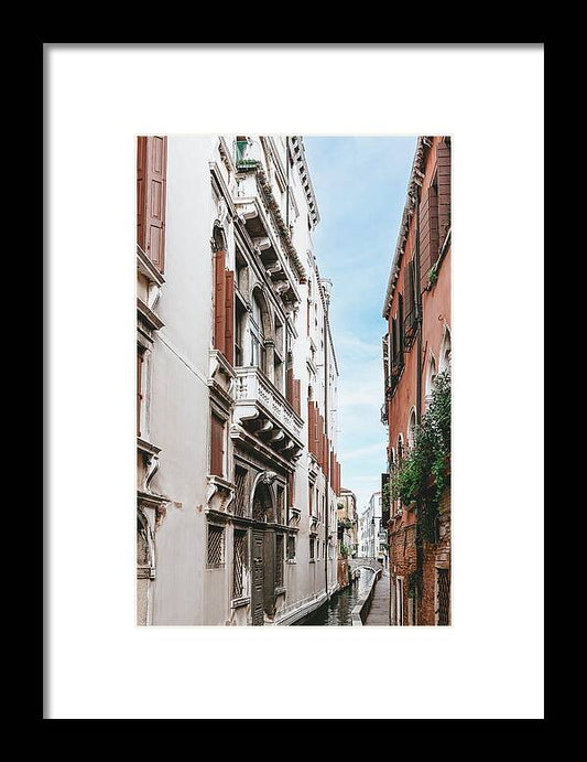 Venice Italy Canal II - Framed Print