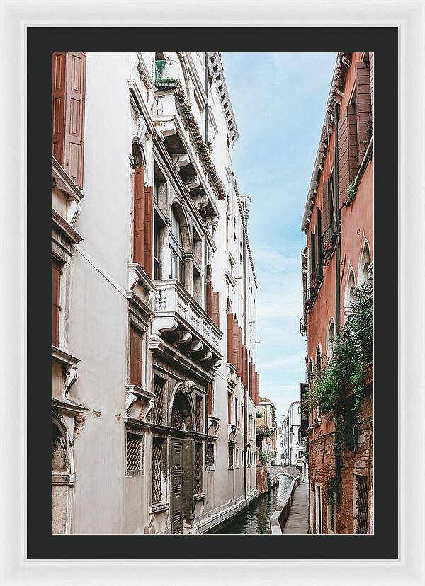 Venice, Italy Canal II | Framed Print | Venice Photography Wall Art