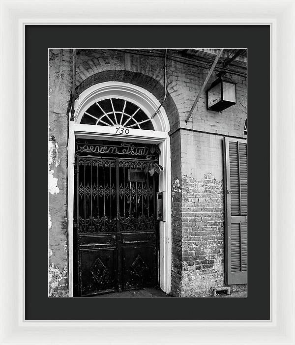 Seven Thirty - New Orleans Framed Print