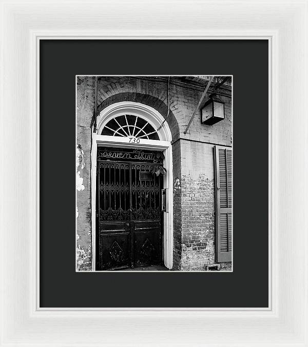 Seven Thirty - New Orleans Framed Print