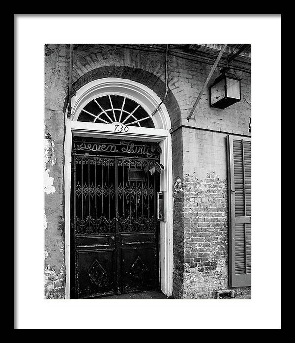 Seven Thirty - New Orleans Framed Print