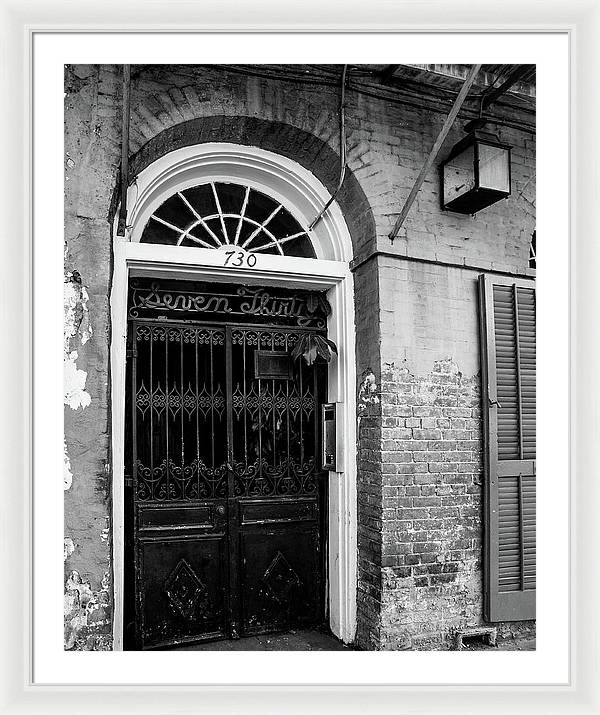 Seven Thirty - New Orleans Framed Print