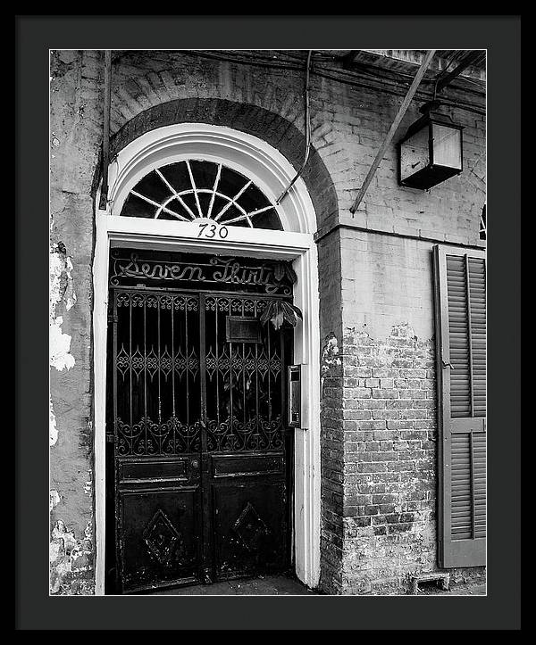 Seven Thirty - New Orleans Framed Print