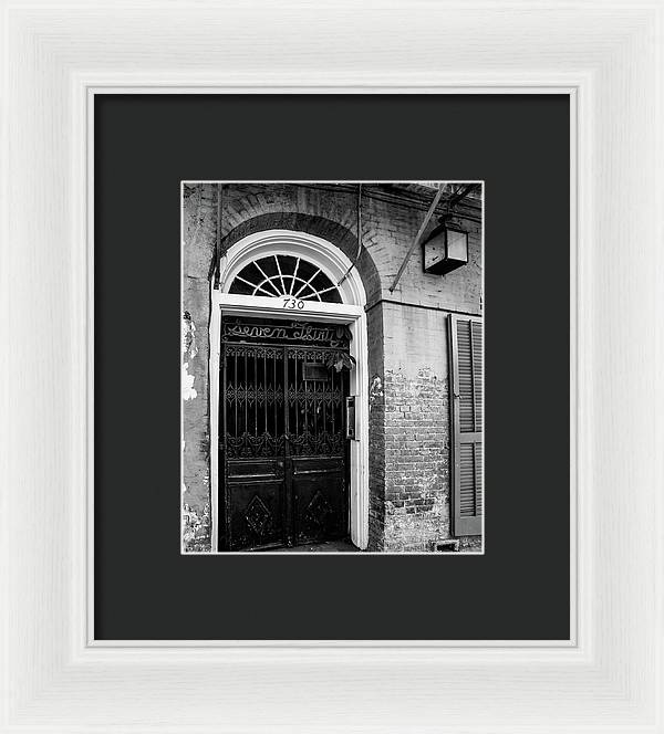 Seven Thirty - New Orleans Framed Print