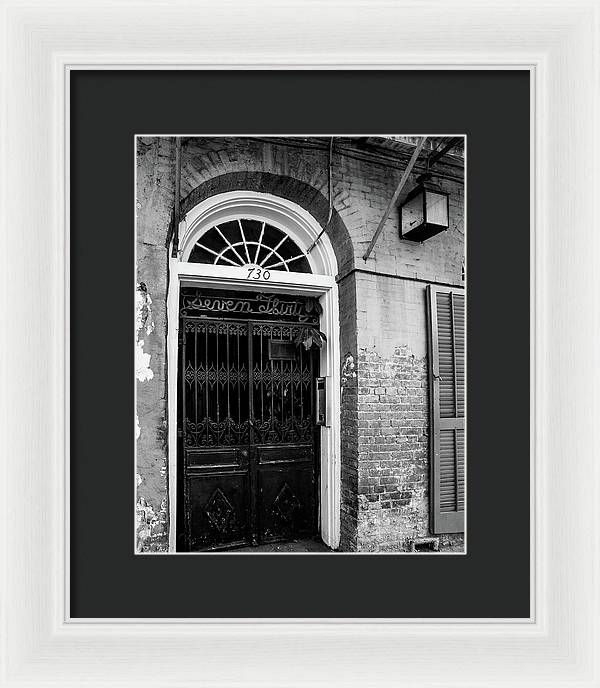Seven Thirty - New Orleans Framed Print