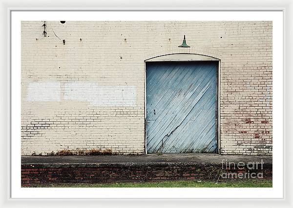 Big Blue Door | Andalusia, Alabama | Framed Photography Print