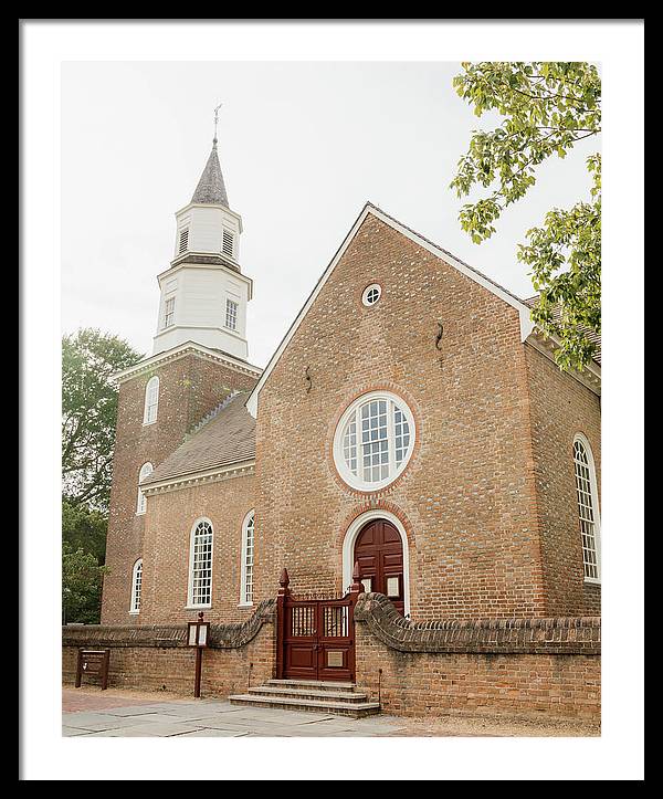 Williamsburg, VA | Bruton Parish Episcopal Church | Framed Print