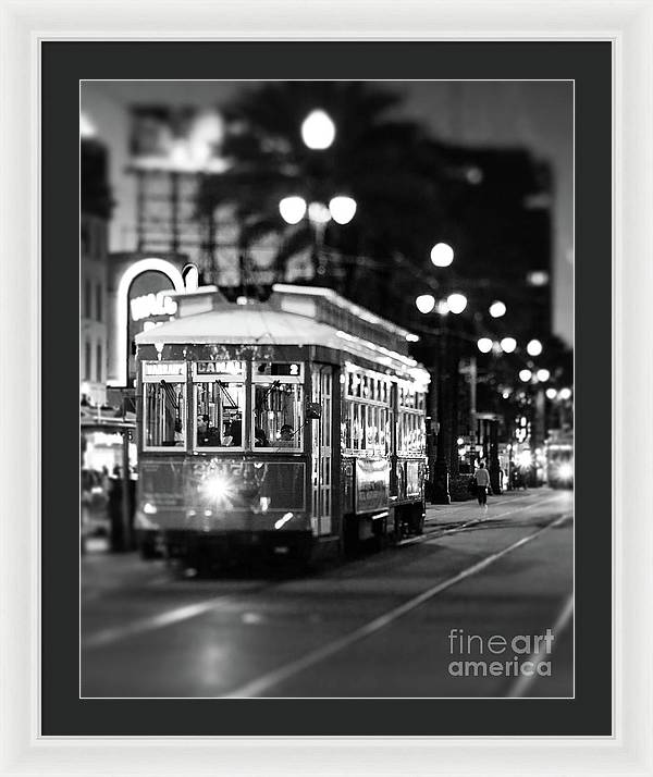 New Orleans Photography | Canal Street Streetcar | Framed Print