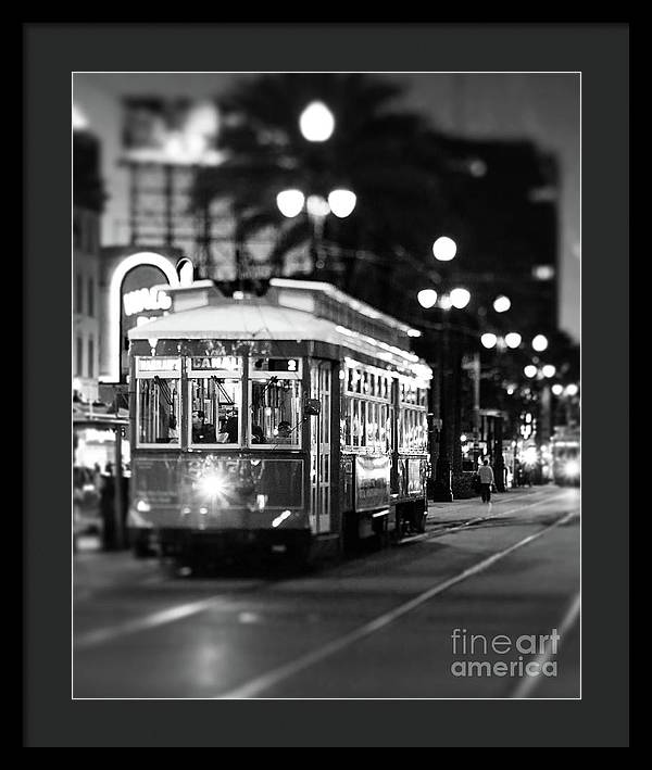 New Orleans Photography | Canal Street Streetcar | Framed Print
