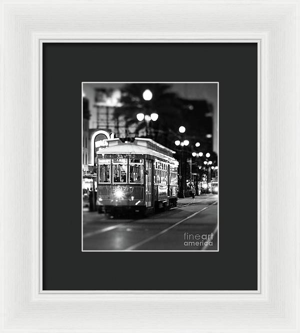 New Orleans Photography | Canal Street Streetcar | Framed Print