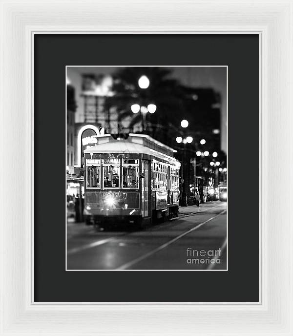 New Orleans Photography | Canal Street Streetcar | Framed Print