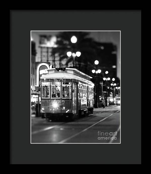 New Orleans Photography | Canal Street Streetcar | Framed Print