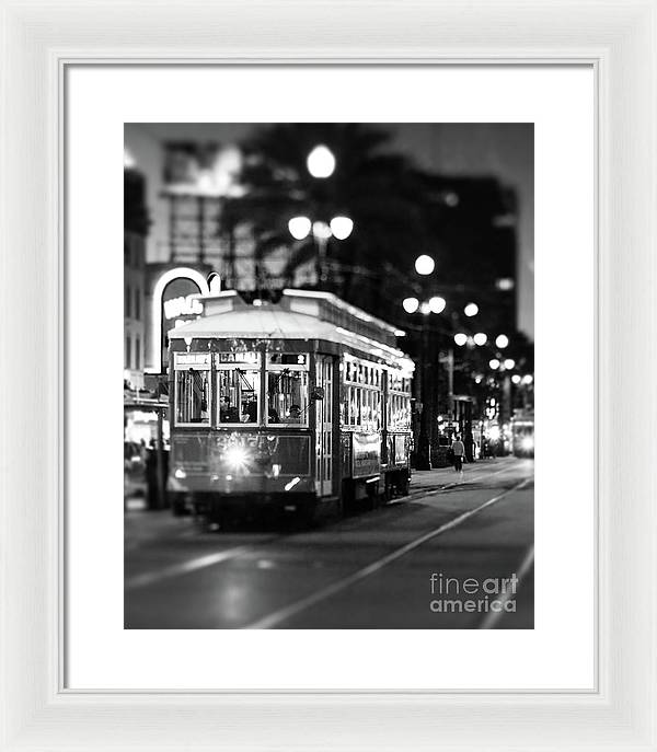 New Orleans Photography | Canal Street Streetcar | Framed Print