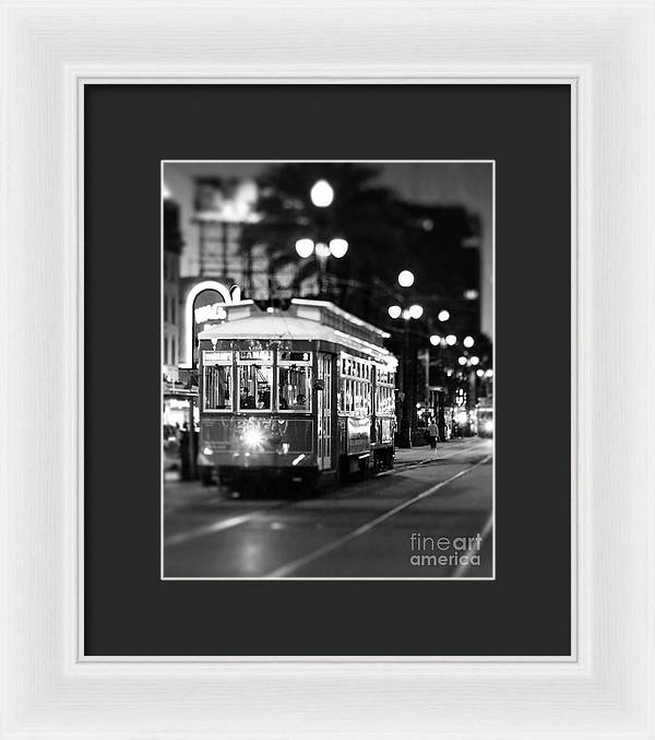 New Orleans Photography | Canal Street Streetcar | Framed Print