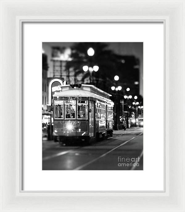 New Orleans Photography | Canal Street Streetcar | Framed Print