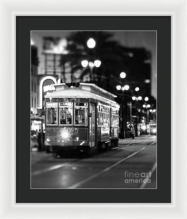New Orleans Photography | Canal Street Streetcar | Framed Print