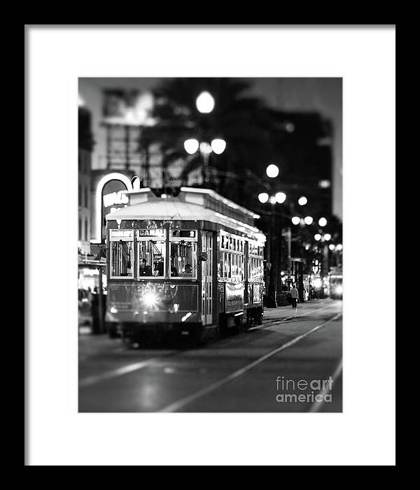 New Orleans Photography | Canal Street Streetcar | Framed Print