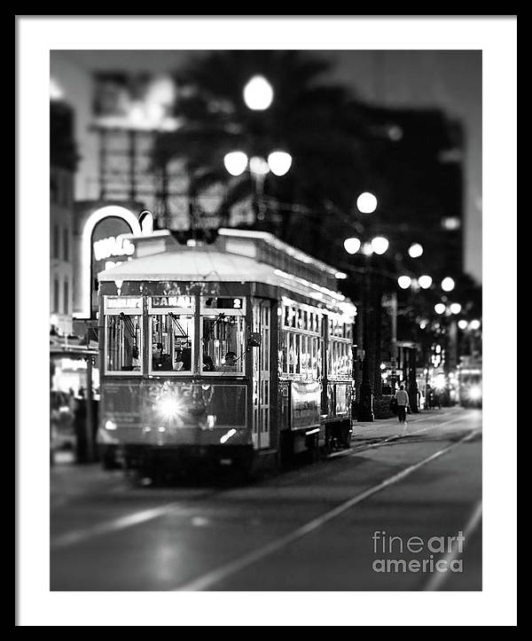New Orleans Photography | Canal Street Streetcar | Framed Print