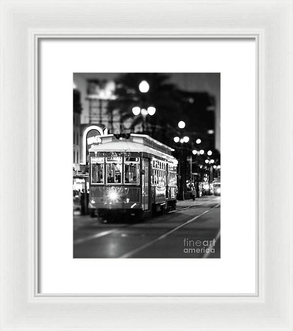 New Orleans Photography | Canal Street Streetcar | Framed Print