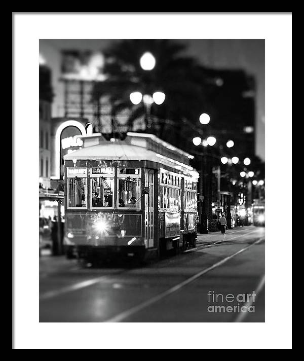 New Orleans Photography | Canal Street Streetcar | Framed Print