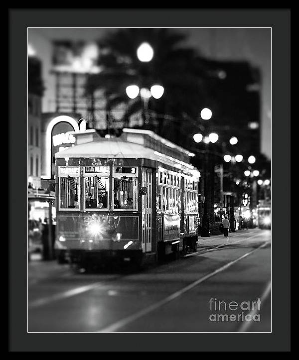 New Orleans Photography | Canal Street Streetcar | Framed Print