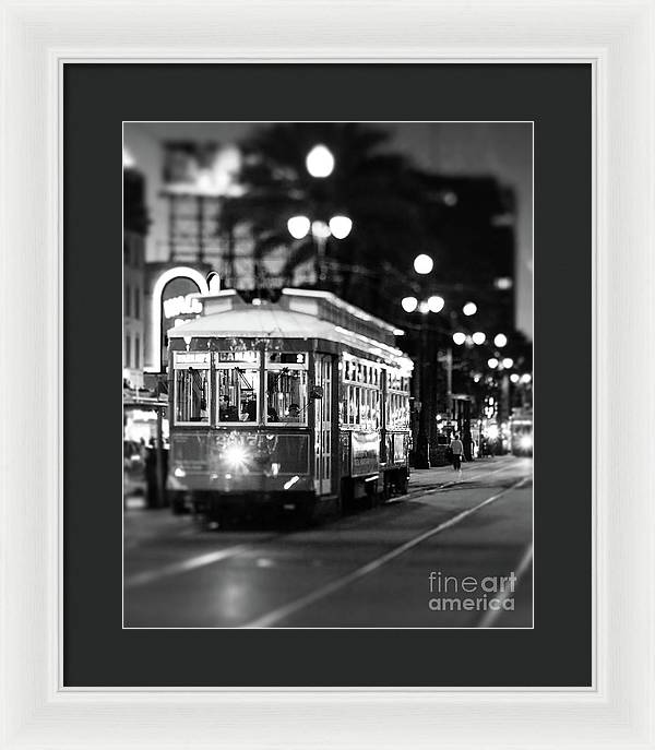 New Orleans Photography | Canal Street Streetcar | Framed Print
