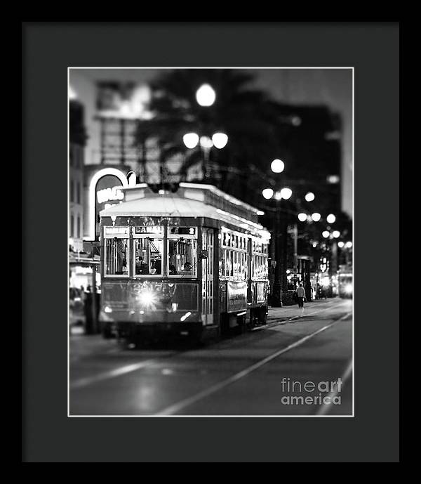 New Orleans Photography | Canal Street Streetcar | Framed Print