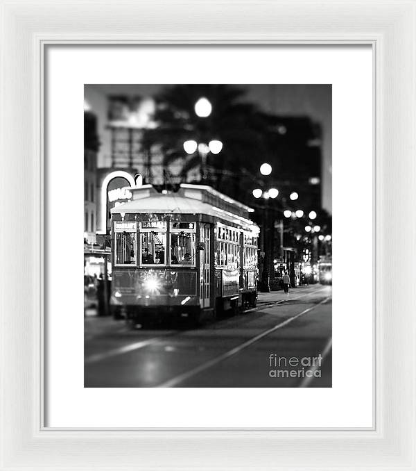 New Orleans Photography | Canal Street Streetcar | Framed Print