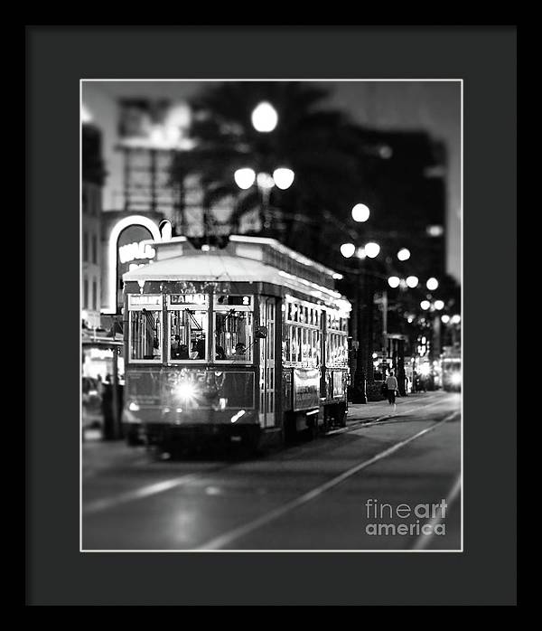 New Orleans Photography | Canal Street Streetcar | Framed Print