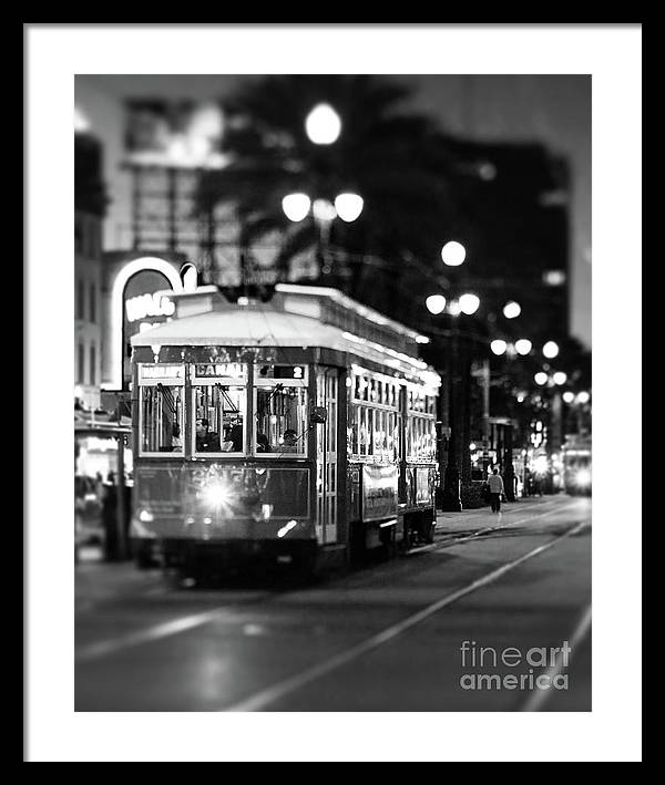 New Orleans Photography | Canal Street Streetcar | Framed Print