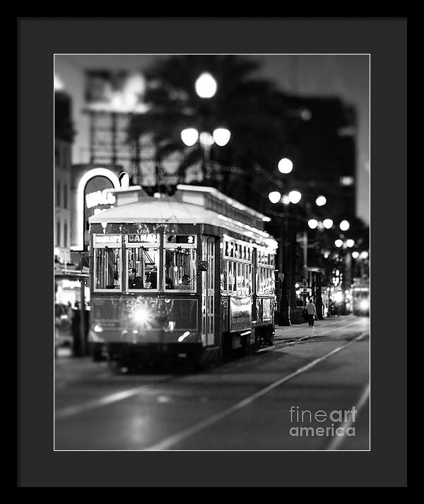 New Orleans Photography | Canal Street Streetcar | Framed Print