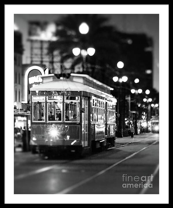 New Orleans Photography | Canal Street Streetcar | Framed Print