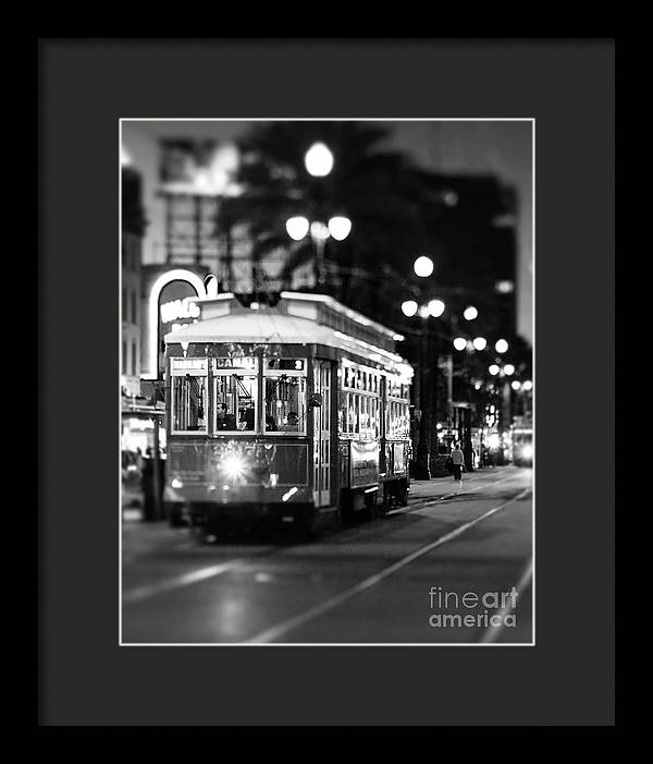 New Orleans Photography | Canal Street Streetcar | Framed Print