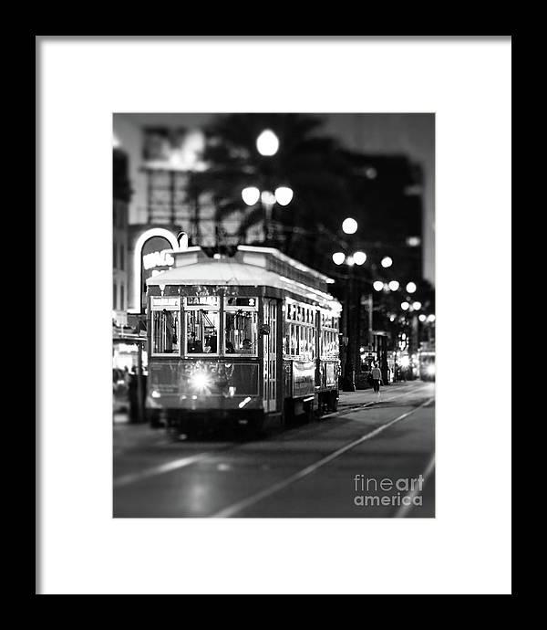 New Orleans Photography | Canal Street Streetcar | Framed Print