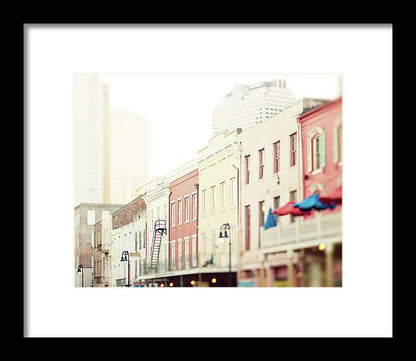 Decatur Street - New Orleans Framed Print
