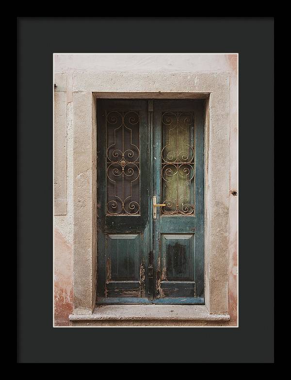 Dubrovnik Croatia Door I - Framed Print
