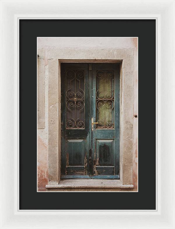 Dubrovnik Croatia Door I - Framed Print