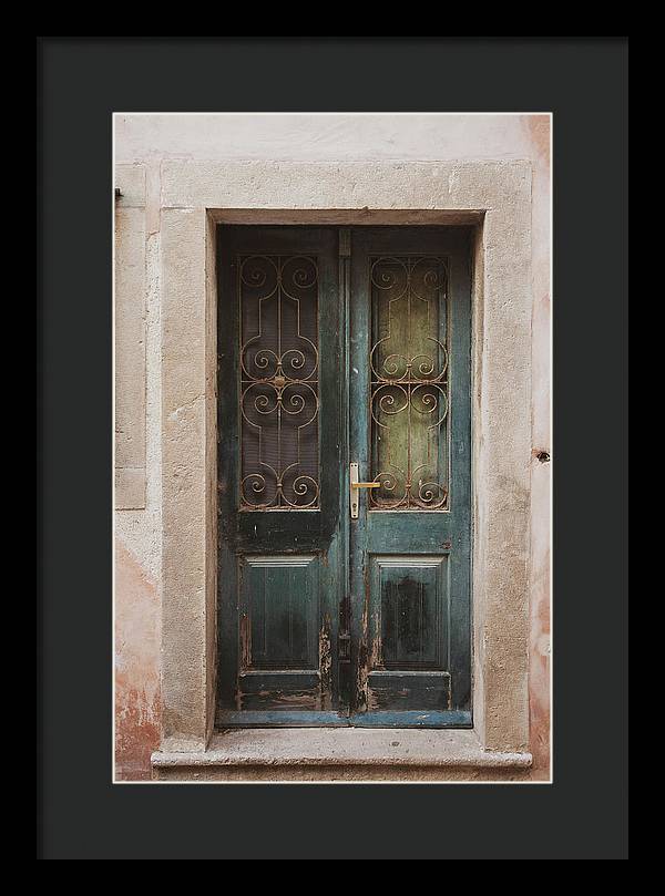 Dubrovnik Croatia Door I - Framed Print